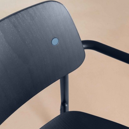 Studie Stained Wooden Armchair