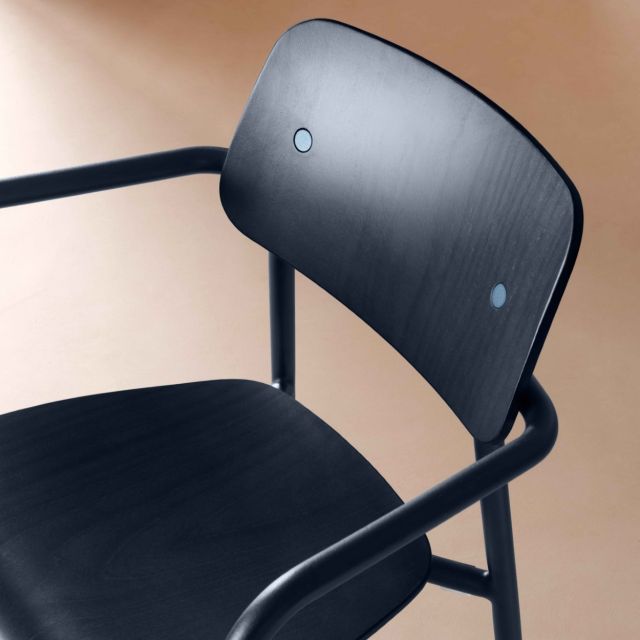 Studie Stained Wooden Armchair